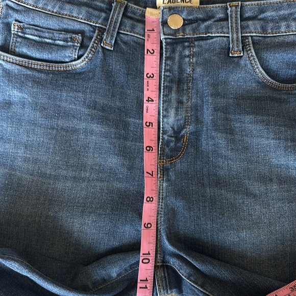 L’Agence Margot Cropped Skinny Jean in Dark Vintage Size 29 - Picture 6 of 8